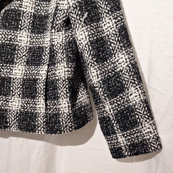 Vintage Checkered Pea Coat, East 5th brand, Sz 16, NWOT - Picture 6 of 13